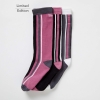 Toggi Eco Womens 3-Pack Socks - Stripe Design (RRP £18.95)